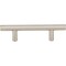 Elements 3" Center-to-Center Satin Nickel Naples Cabinet Bar Pull 136SN - alternate 5